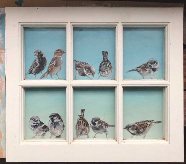 10-sparrows-in-6-pane-window-Andy-Merkens